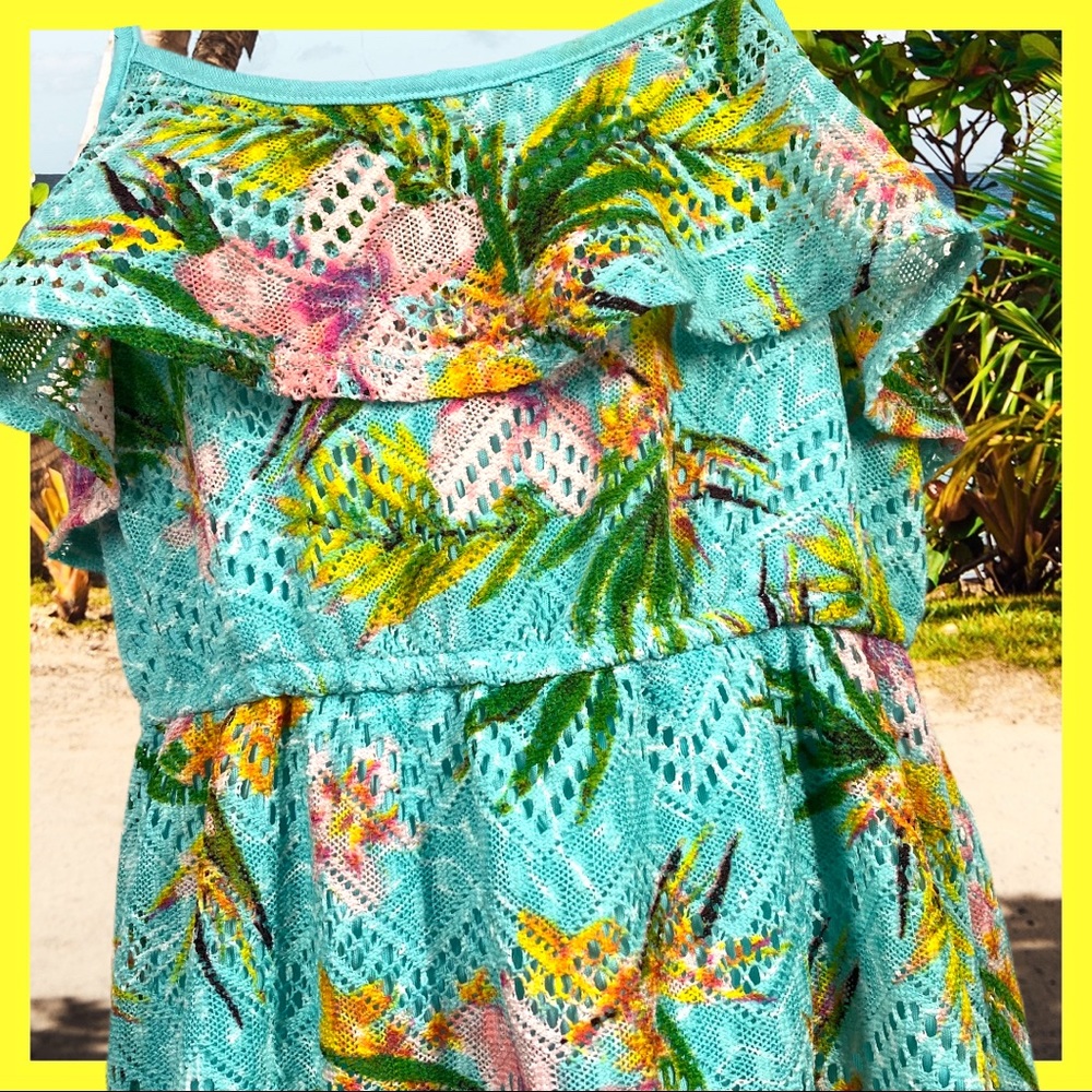 Xhilaration Tropical Girls Dress